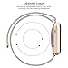 Apple Watch Band , Swees 38mm Milanese Loop Stainless Steel Bracelet Strap Replacement Wrist Band with Unique Magnet Lock for Apple Watch Series 2 (2016) / Series 1, No Buckle Needed, Champagne