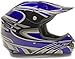 Typhoon Youth Kids Offroad Gear Combo Helmet Gloves Goggles DOT Motocross ATV Dirt Bike MX Motorcycle Blue Black, Large