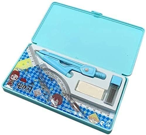 鬼滅の刃 文房具 定規 三角定規セット 消しゴム 小学生 コンパス ルーラーきめつの刃