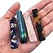 4 Mini Rectangle Marble Pattern Hair Duckbill Alligator Clip Set Accessories Women Girls