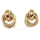 Zyrena Geometric Drop Dangle Earrings for Women, Long Link Dangle Earrings, Jewelry for Women.