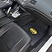 BDK Warner Bros Batman Rubber Floor Mats Car Accessories - Universal Fit, No-Slip Grip, All Weather Heavy Duty - 4 pc Trimmable Car Mats Set, Front 27x18, Rear 17.25x13.25