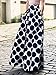 CHOiES record your inspired fashion Women's White Contrast Polka Dot Print Maxi Skirt 12