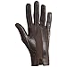 isotoner Women’s Spandex Stretch Shortie Cold Weather Gloves with Leather Palms and Chevron Details
