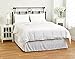 Natural Comfort White Down Alternative Comforter with Embossed Microfiber Shell, Light Weight Filled, Queen