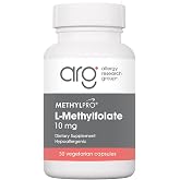 MethylPro L-Methylfolate 10 mg Active Folate, 30 Capsules | Active Folate for Methylation Support and Biochemical Reactions, Highly Bioavailable and Hypoallergenic