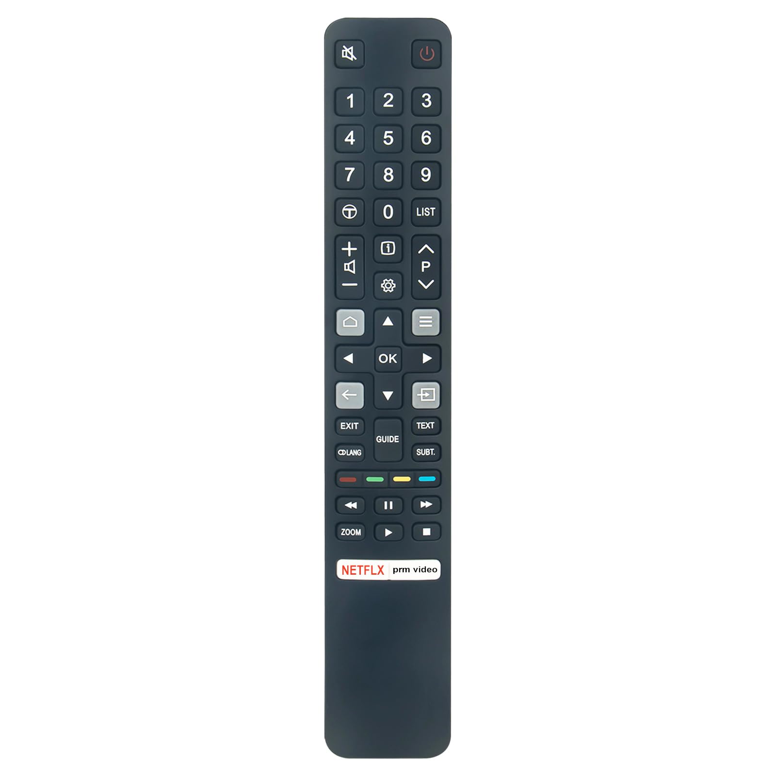 RC802NU YUI1 New Replacement Remote Control fit for TCL 4K QLED TV 65C835K 55C835K 75C935K 65C935K 40S5200K 32S5200K 55C735K 65C735K 75C735K 85C735K 98C735K