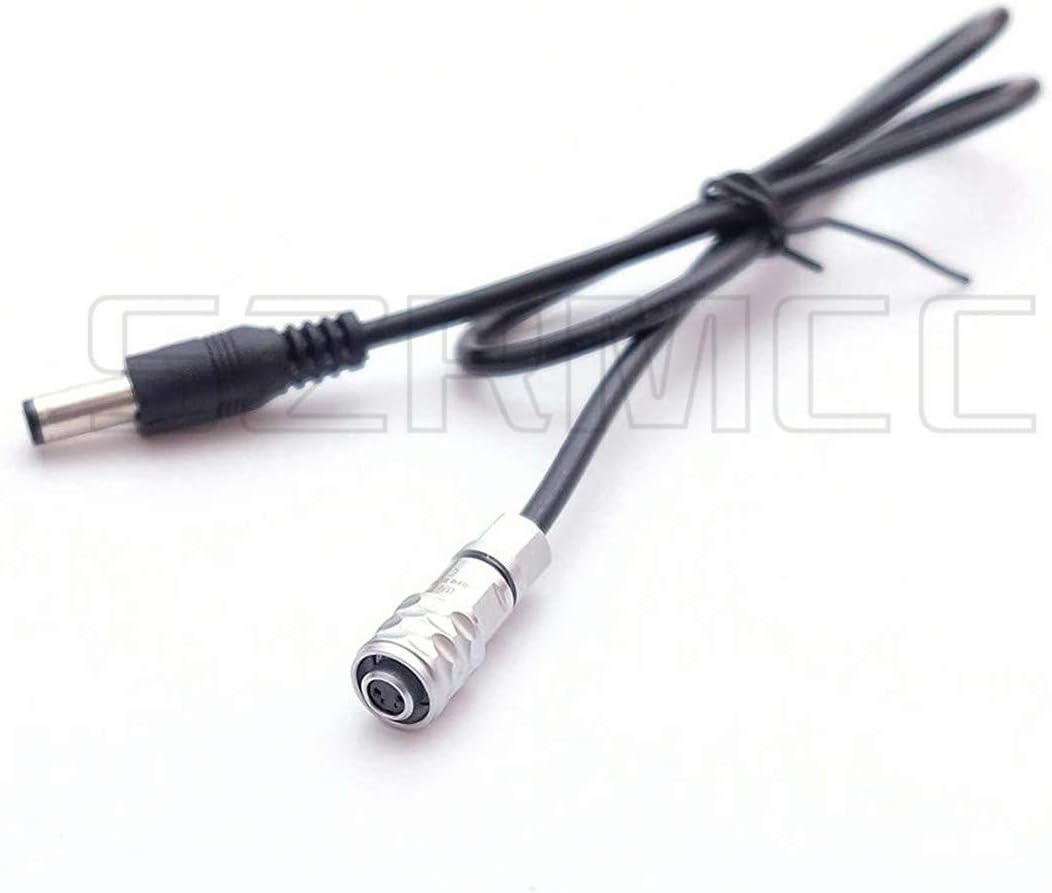 SZRMCC DC 5.5x2.5mm to Weipu SF610 2 Pin Female Plug Power Cable for BMPCC 4K Blackmagic Pocket Cinema 4K Camera (Straight Cable - Image 4