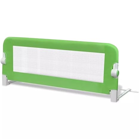 Barandilla seguridad verde infantil para la cama dimensiones 100x 42 cm