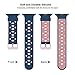 Band for Apple Watch 42mm, Alritz Silicone Sport Straps Replacement Wristband Bracelet for Apple Watch Series 3/Series 2/Series 1/Nike+, Free Protective Case Included (Blue Pink)