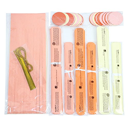 20 Pcs Summer Sunny Day Hangings Wedding Favors Decorations Kit with Tissue Flowers Tassel Hangings and Citcle Dots Garlands Baby Shower Birthday Party Decorations