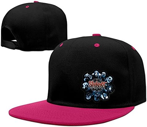 Unisex,Designer Pink Slipknot Spit It Out Wait And Bleed Band Hip-Hop Baseball Hat Hip-hop Hat