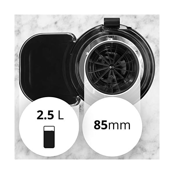 Duronic Juicer JE10 | Centrifugal Juice Extractor | 2 Speed Settings | 1000W | Stainless-Steel | Wide Mouth | For Whole…