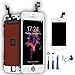 iPhone 5S Screen LCD Replacement,LCD Touch Screen Display Screen Digitizer Repair Assembly with Tools White