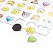 Pack of 96 Cool Emoji Magnets - Fun Magnets Round Funny Novelty Refrigerator Accessories Magnet Set