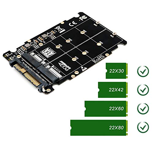 Vaorwne M.2 Ssd naar U.2 2in1 M.2 Nvme en Sata-Bus Ngff Ssd naar Pci-E U.2 Sff-8639 Pcie M2 Converter voor… - Image 3