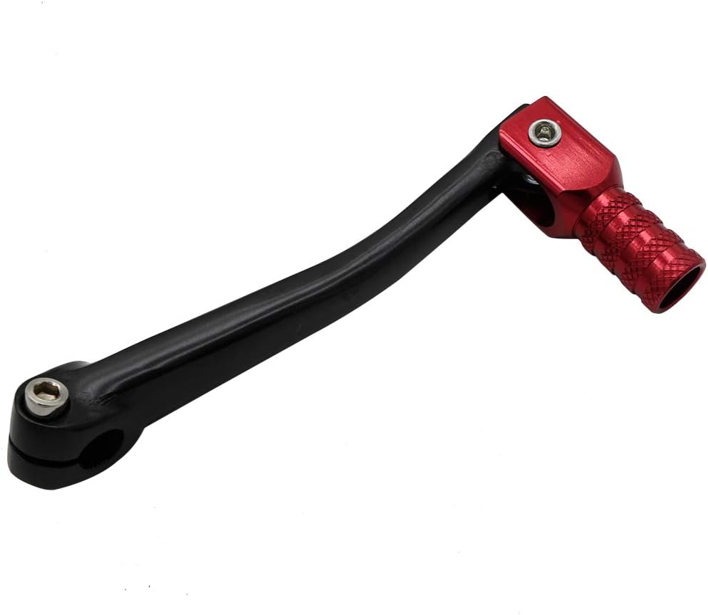 OTOHANS AUTOMOTIVE CNC Aluminum 2" Folding Gear Shifter Shift Lever for Honda XR50 CRF50 XR CRF 50cc 70cc 90cc 110cc 125cc Dirt Pit Bike (Red Black): Automotive