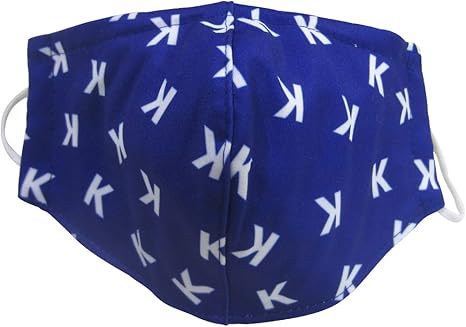Amazon Co Jp ファッションマスク アルファベットkネイビーlサイズ ガーゼマスク フルカバーマスク ホーム キッチン