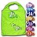 Aiduy 10pcs Fish Shopping Bags Colorful Foldable Bag Handle Bag Bags Reusable Eco Tote Bags (Random Color Sent)
