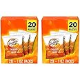 Goldfish Cheddar Cheese Crackers, Baked Snack Crackers, 1 oz On-the-Go Snack Packs, 20 Count Box (Pack of 2)
