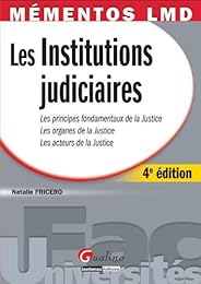 Les  institutions judiciaires