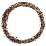 Supla 2 pcs Grapevine Wreath Base 12 inch Grapevine Wreath Base Rustic Wreath Craft Base Wreath Form DIY Everyday Wreath (12 inch)