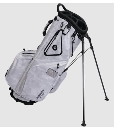 Amazon.com : Bridgestone Golf Tour B Stand Bag Black : Sports