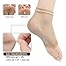 TIMESETL 2 Pairs Moisturizing Heel Socks Gel Lined Toeless Spa Socks to Heal and Treat Dry, Cracked Heels While You Sleep (Cotton, Brown and Blue)