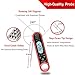Youloveit Upgraded Instant Read Meat Thermometer, Auto-Rotation Backlight Screen and Rotating 240°Probe Cooking Food Thermometer for BBQ, Kitchen, Liquids