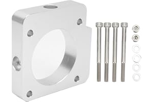 Aramox Throttle Body Spacer, Throttle Body Spacer 6061 Billet Aluminum Replacement for Impreza Forester XT Drive by Wire Car