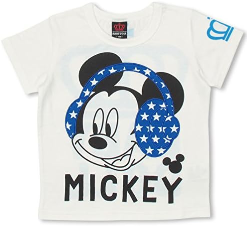 Amazon Co Jp ベビードール ディズニー ヘッドホン貼付ミッキーtシャツ 子供服 Disney Collection 服 ファッション小物