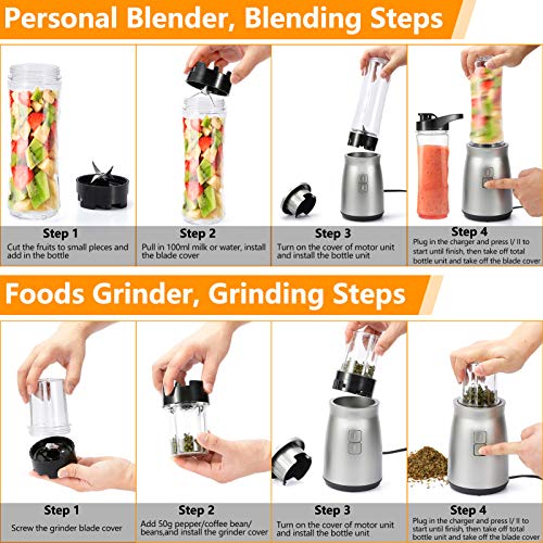 Food Processor, 3 in 1 Set Electric Food Processor 7 PCS Food Chopper