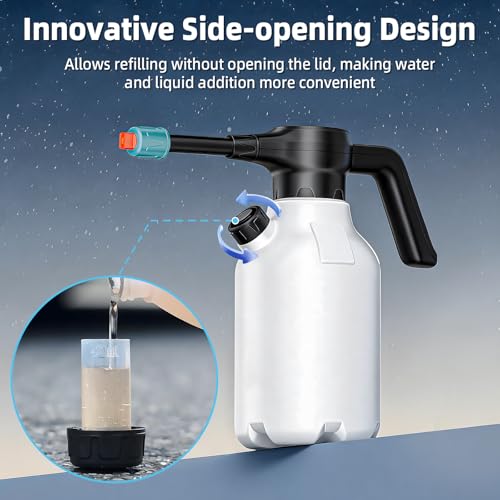 2.5L USB Rechargeable Car Foam Pressure Sprayer | Electric Sprayer | Fine Flow Sprayer | High Pressure Pump Battery Sprayer | for Garden and Home