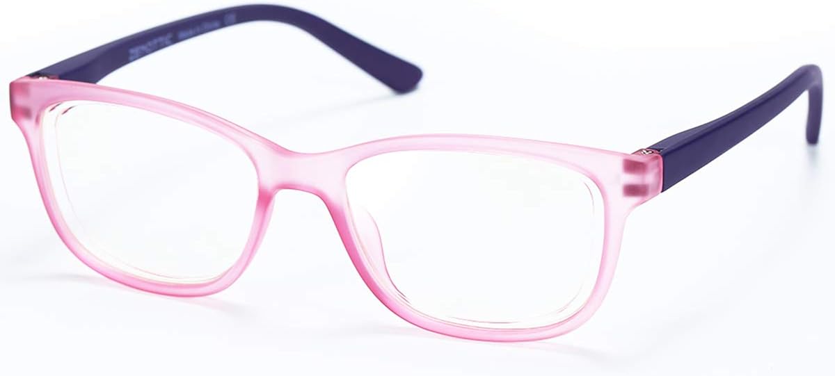 ZENOTTIC Kids Blue Light Blocking Glasses Anti Glare Lens Lightweight Frame Computer Eyeglasses For Boys And Girls