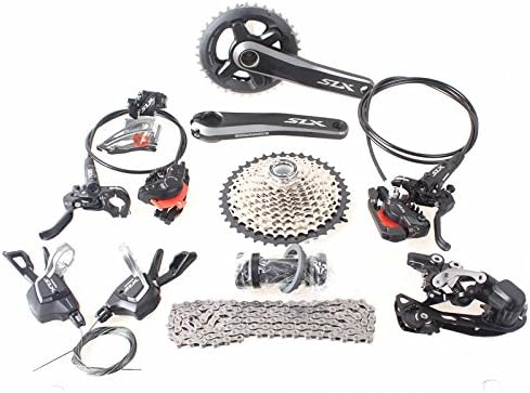 NewWayHub 2016 NEW SHIMANO SLX M7000 1x11S 2x11S 11S 22S Speed Groupset and Hydraulic Disc Brake for MTB Mountain Bike,22S 3626T no brake