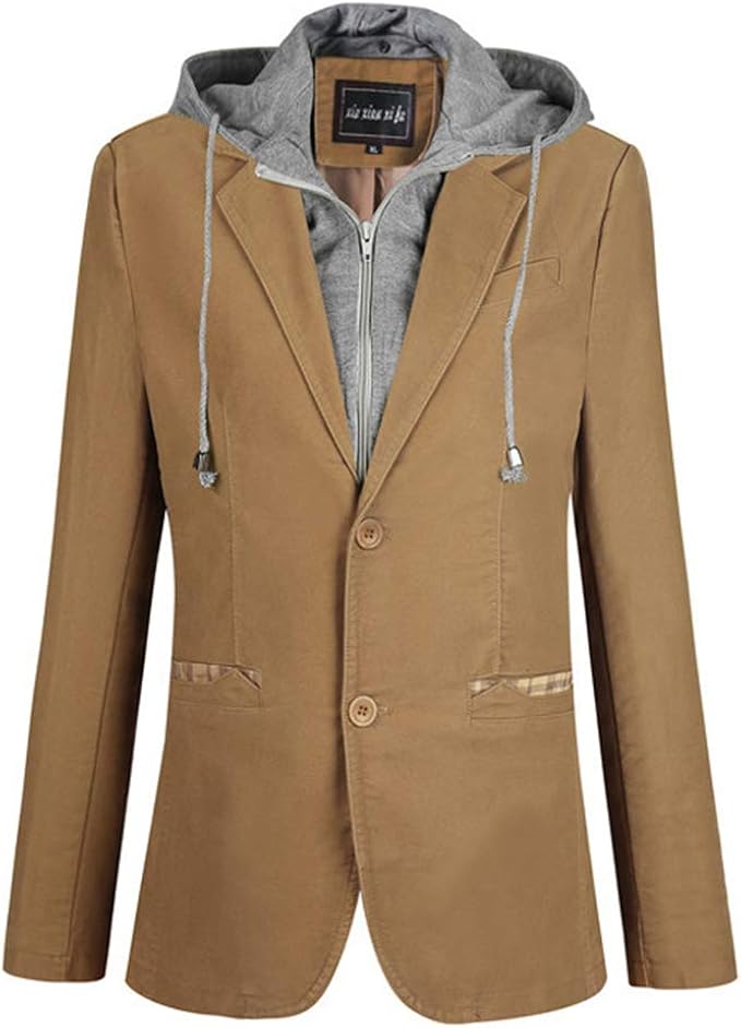 Amazon Ceen テーラードジャケット メンズ 重ね着風 カジュアル 大きいサイズ コート ジャケット 通販