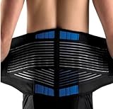 Brand New Deluxe Neoprene Double Pull Lumbar Lower Back Support Brace Exercise Belt (XXXXXL(145CM-160CM))