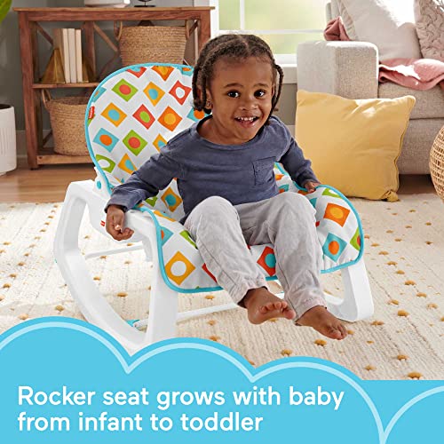 FisherPrice InfanttoToddler Rocker Geo Diamonds Baby Rocking Chair