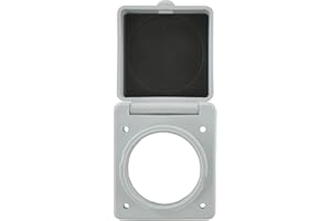 Conntek 3050SQWT-CAP RV/Marine 30/50-Amp Inlet White Cap and Bezel