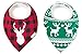 Ziggy Baby Bandana Bibs for Teething Drool, 2 Pack Lodge Collection Gift Set
