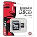 Kingston Digital 128GB microSDXC Class 10 UHS-I 45MB/s Read Card with SD Adapter (SDC10G2/128GB)
