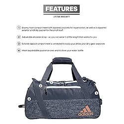 adidas Women's Squad Duffel Bag, Jersey