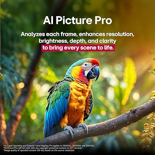 LG 100-Inch Class QNED evo AI QNED85A Series Mini LED 4K Smart TV w/AI Picture, AI Sound, HDR10, AI Super Upscaling 4K, Filmmaker Mode, Wow Orchestra, Alexa Built-in (100QNED85AU, 2025)