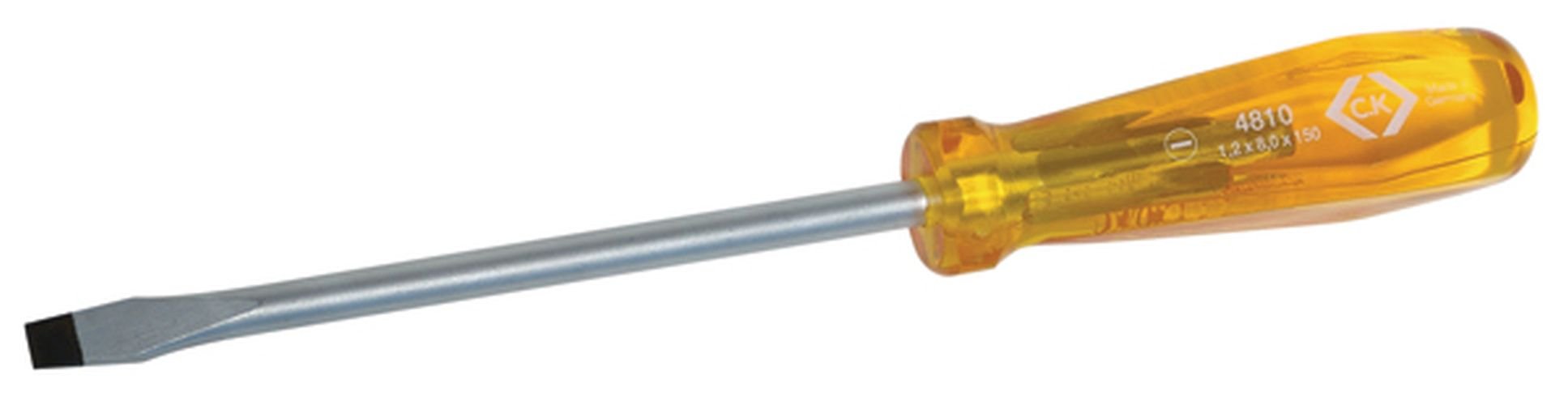 C.K T4810 12 Flared Tip Slotted Screwdriver