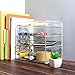 Ikee Design Acrylic Cosmetics Lipsticks Makeup Organizer Holder Box with 4 Removable Drawers, 10