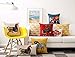 Soopat Sand Starfish Pillowcover 18 X18 Sand and Orange Starfish Throw Pillow Cover Home Decorative Cushion Case Pillow Case Sofa Bed Car Living Home With Hidden Zippered in Soft Catoon