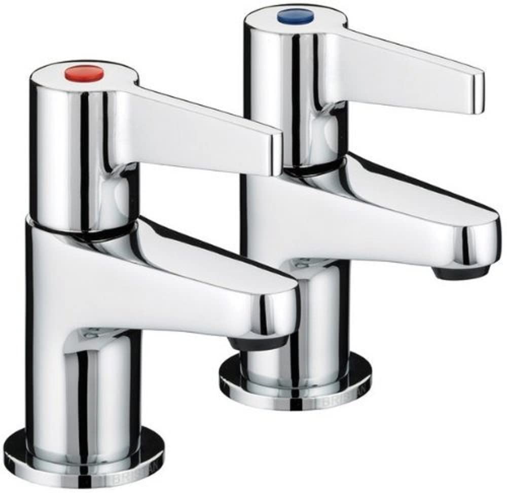 Bristan DUL 1/2 C Design Utility Lever Basin Taps - Chrome Plated โ image 1