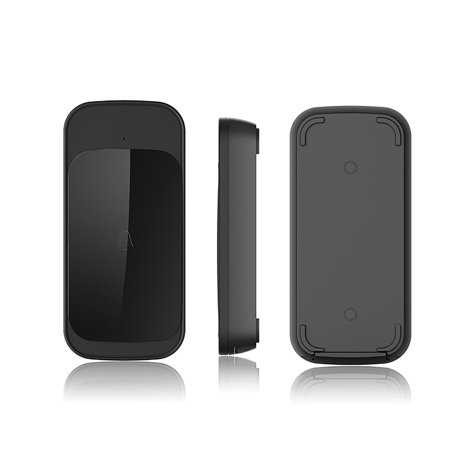 FAMKIT Wireless Touch Sensitive Doorbell, IP44 Waterproof Door Chime Kit, with with 2 Receivers 4 Levels Volume 58 Melodies, 280M Range