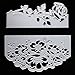 2 Pieces Rose Cutting Die Flower Shape Embossing Dies Carbon Steel Die Cuts Stencils for Scrapbooking Card Making Supplies