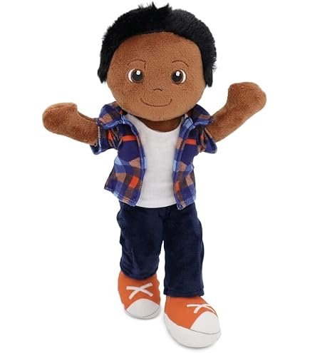 Bigjigs Toys Darcie Rag Doll (Small) - Ma première poupée, des poupées Douces de qualité, des Jouets Mous pour Filles et garçons, Ragdoll adapté à la Naissance, vêtements de poupée Amovibles pour